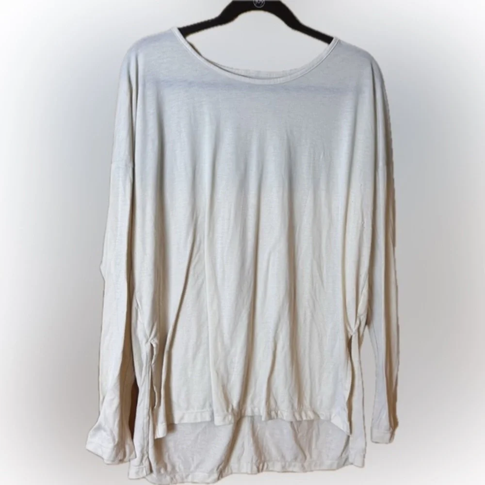 Nike Women's Cream Long Sleeve Tee